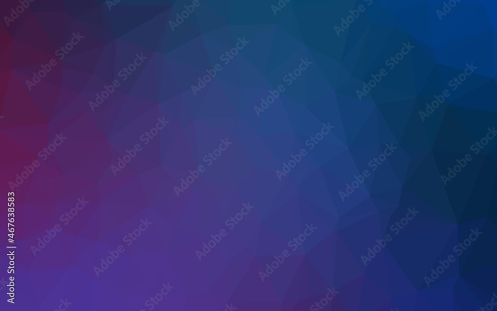 Dark Blue, Red vector low poly texture. Dark Blue, Red vector low poly texture.