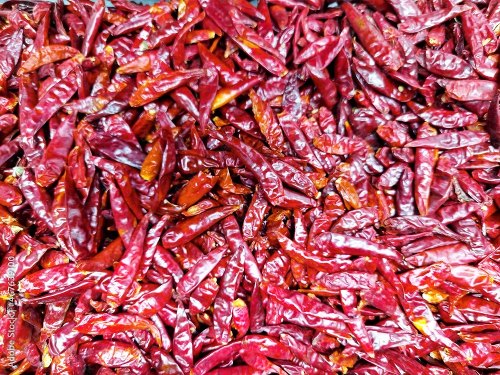 Fototapeta premium dried hot peppers