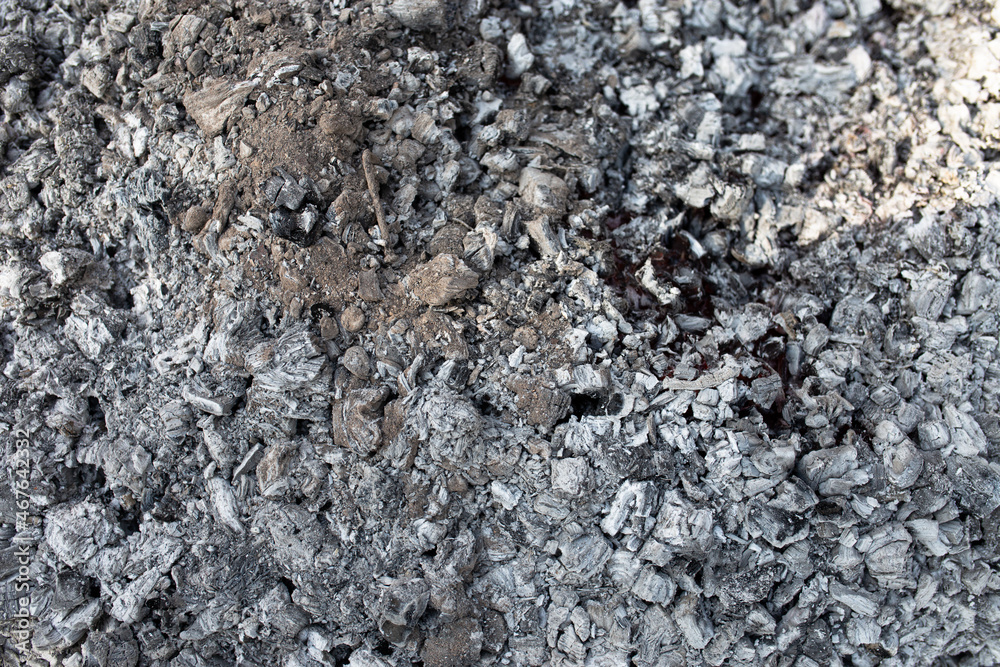 Texture embers closeup. Embers after a fire. Texture embers closeup. Embers after a fire.