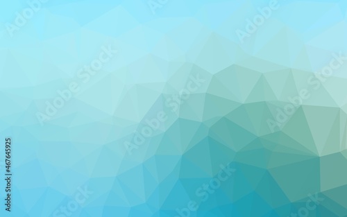 Light Blue, Green vector blurry triangle pattern.