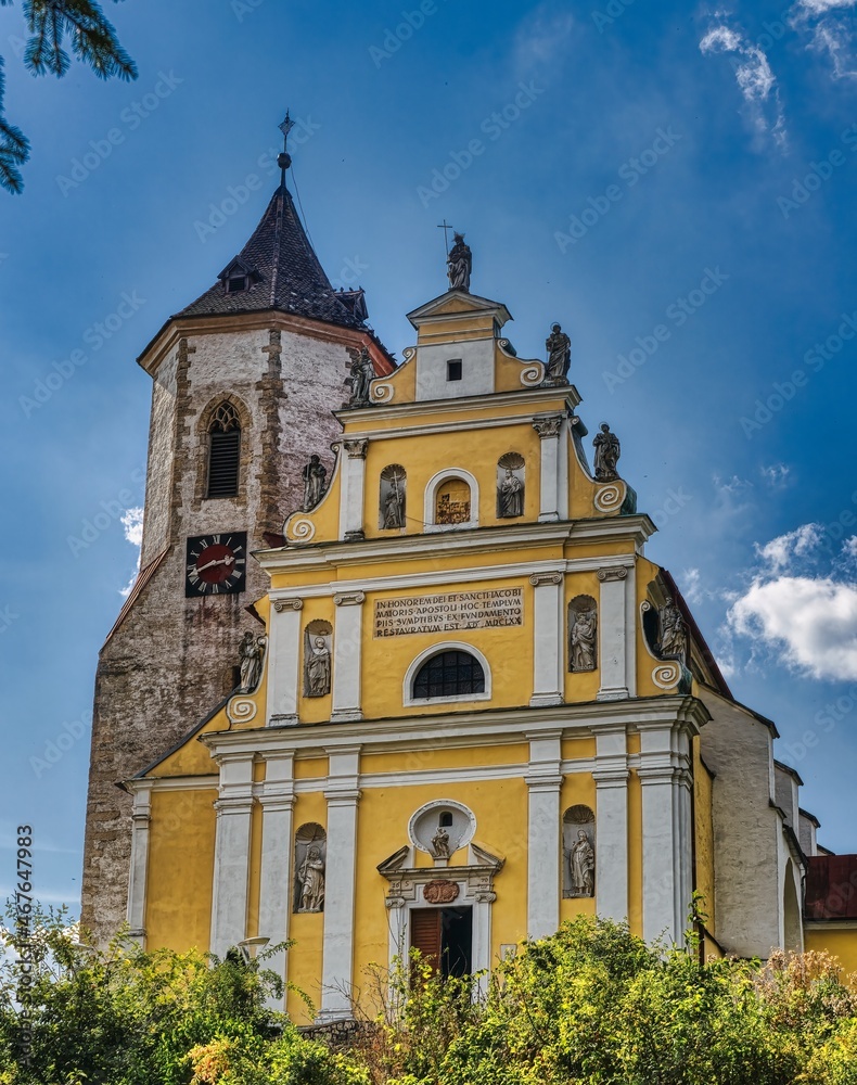 Fototapeta premium Church in Falkenstein Lower Austria