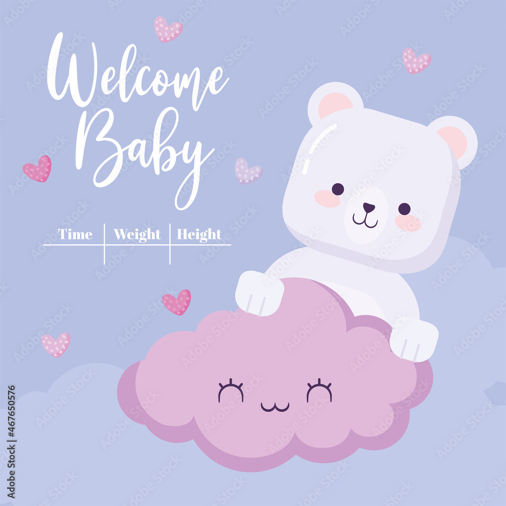 welcome baby poster