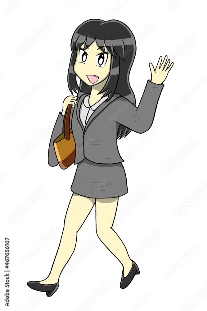Bussiness woman after working Bussiness woman after working