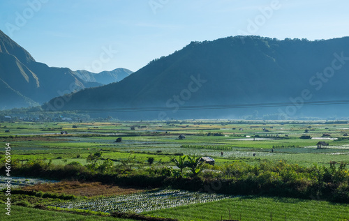Lombok mountain landscape