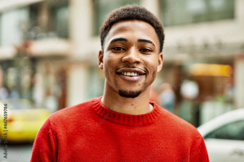 Handsome african american man outdoors Handsome african american man outdoors