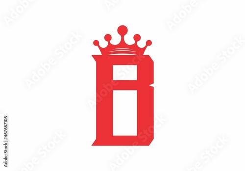 Wallpaper Mural Initial letter B with crown Torontodigital.ca