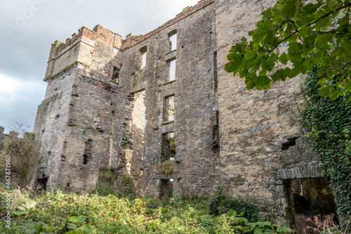 The remains of Raphoe castle in County Donegal - Ireland photo