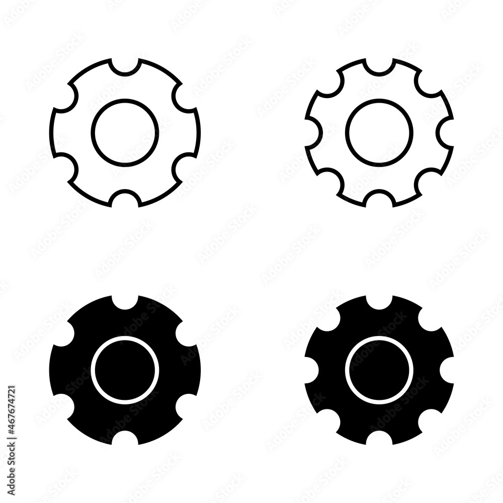Gear icon Gear icon