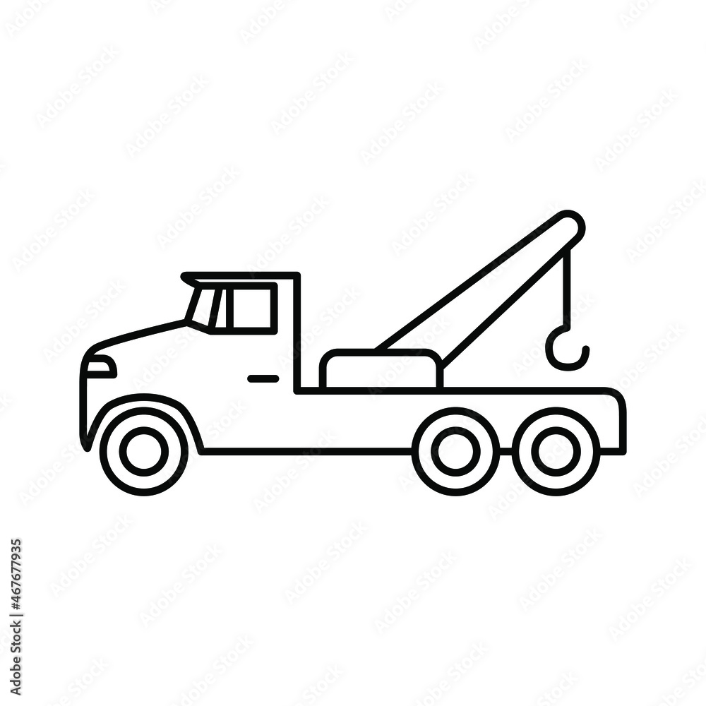Fotografie Tow truck icon