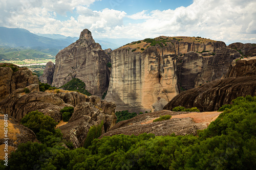  Rocks near the Meteora monasteries.Greece