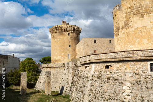 Castle of Venosa in the Basilica Region in Southern Italy photo