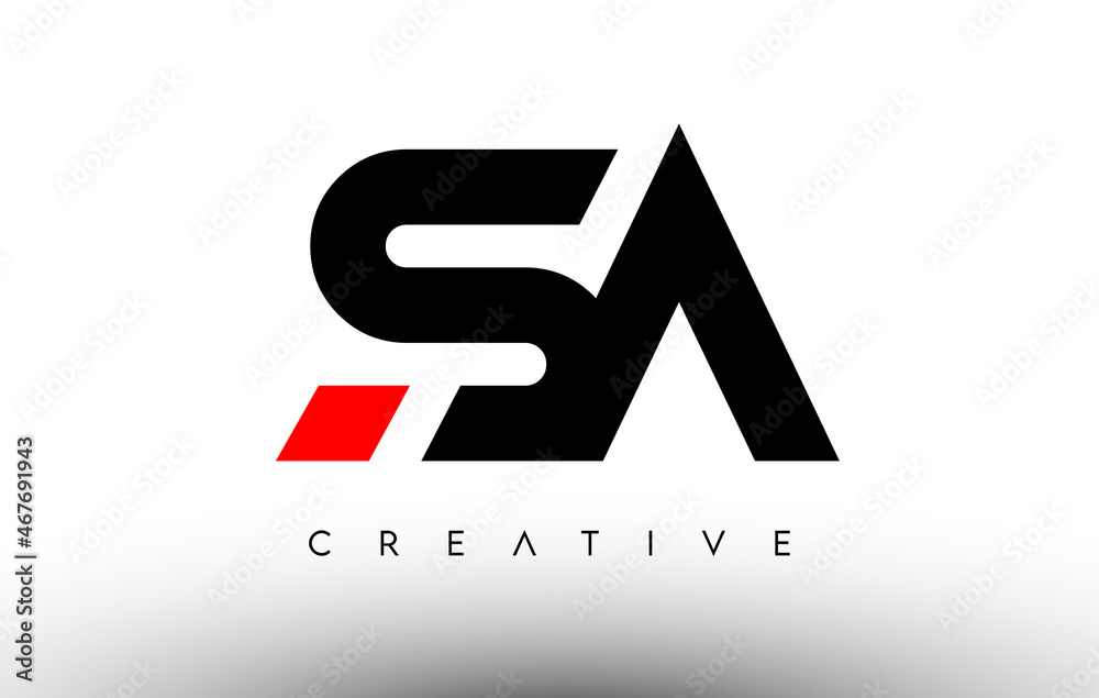 SA Creative Modern Letter Logo Design. SA Icon Letters Logo Vector SA Creative Modern Letter Logo Design. SA Icon Letters Logo Vector