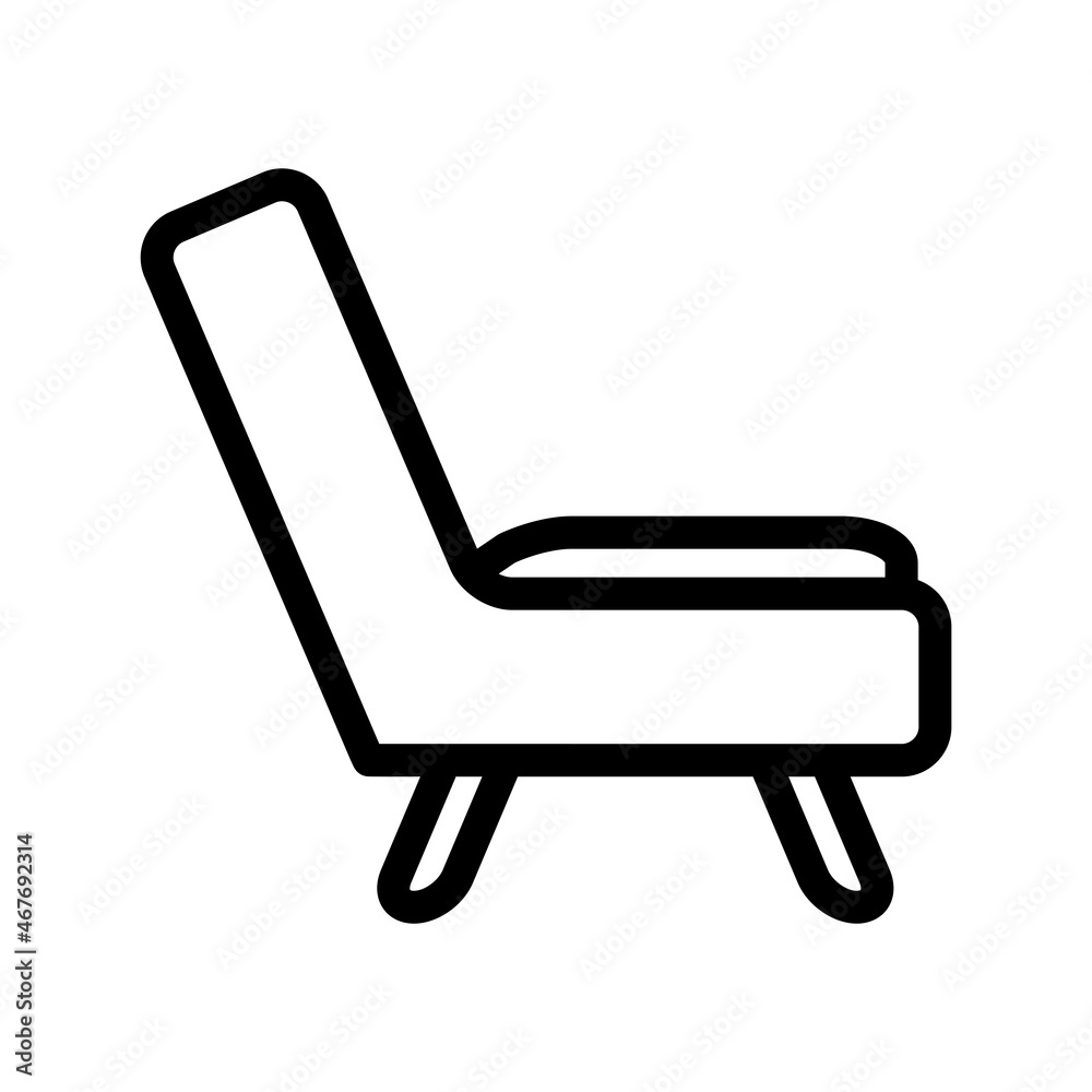 Armchair Icon Design Vector Template Illustration Armchair Icon Design Vector Template Illustration