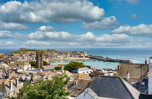 St Ives seaside town and port in Cornwall, England