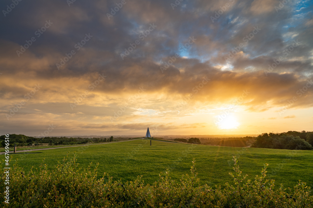 Campbell park at sunrise in Milton Keynes. United Kingdom Campbell park at sunrise in Milton Keynes. United Kingdom
