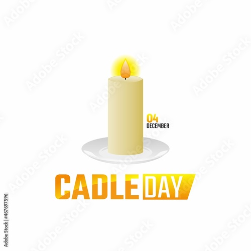 vector graphic of cadle day good for cadle day celebration. flat design. flyer design.flat illustration.