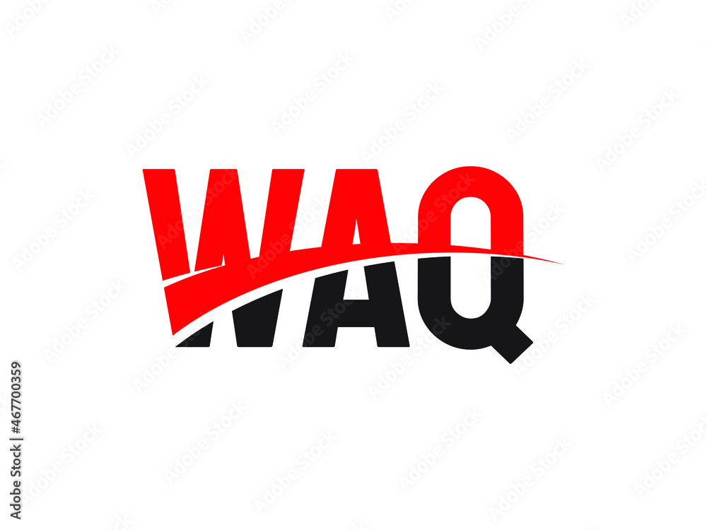 WAQ Letter Initial Logo Design Vector Illustration WAQ Letter Initial Logo Design Vector Illustration