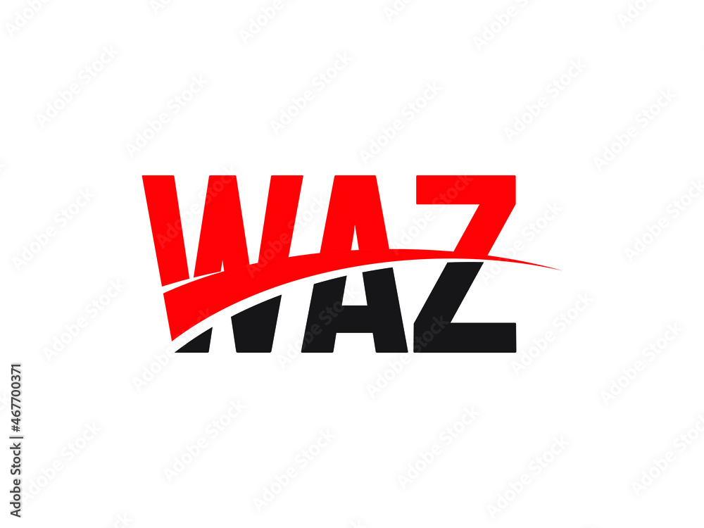 WAZ Letter Initial Logo Design Vector Illustration WAZ Letter Initial Logo Design Vector Illustration