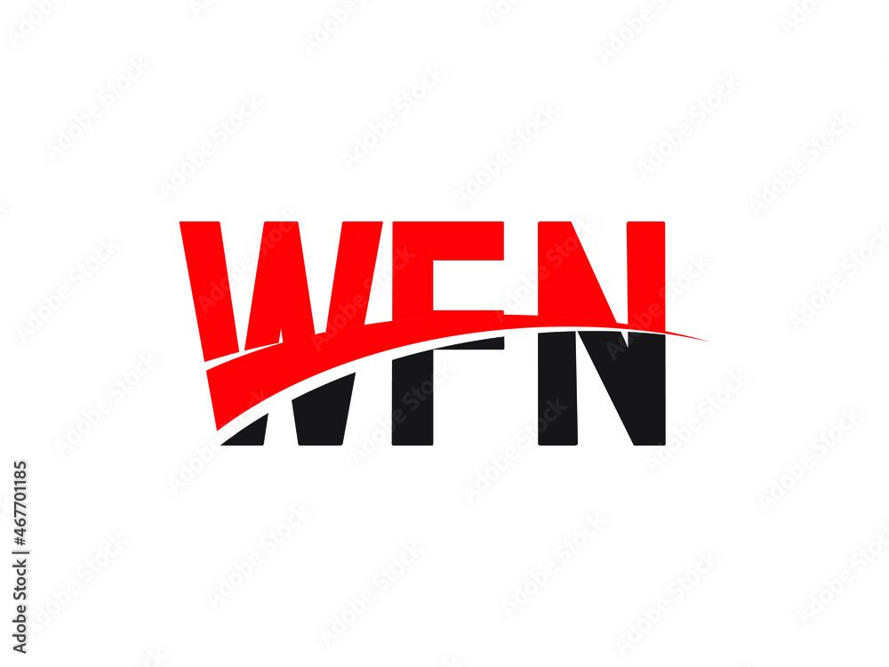WFN Letter Initial Logo Design Vector Illustration WFN Letter Initial Logo Design Vector Illustration