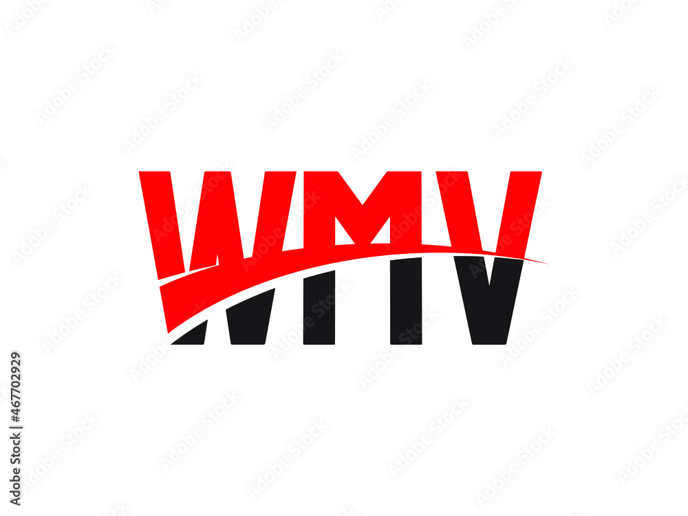 WMV Letter Initial Logo Design Vector Illustration WMV Letter Initial Logo Design Vector Illustration