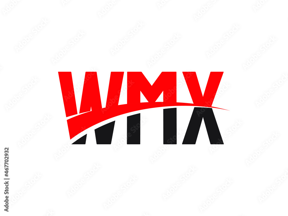 WMX Letter Initial Logo Design Vector Illustration