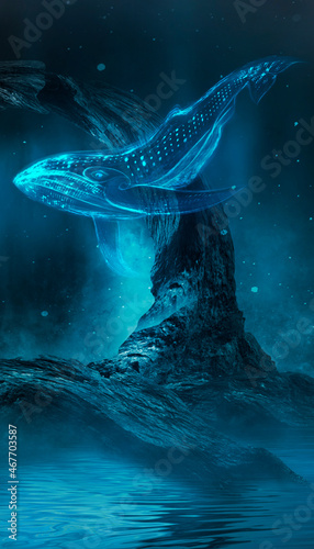 Underwater fantasy world. T...