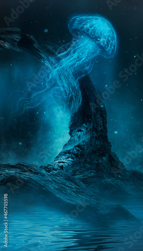 Underwater fantasy world. T...