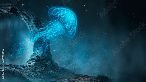 Underwater fantasy world. T...