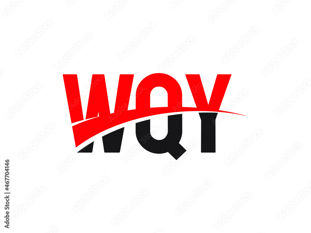 WQY Letter Initial Logo Design Vector Illustration