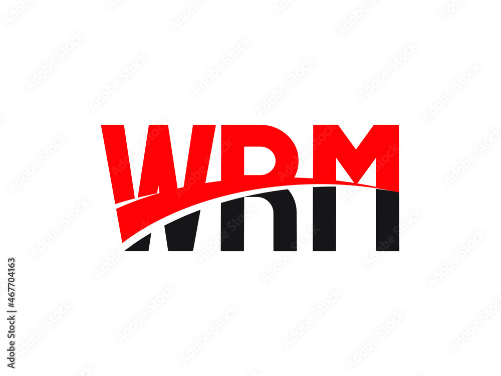WRM Letter Initial Logo Design Vector Illustration WRM Letter Initial Logo Design Vector Illustration
