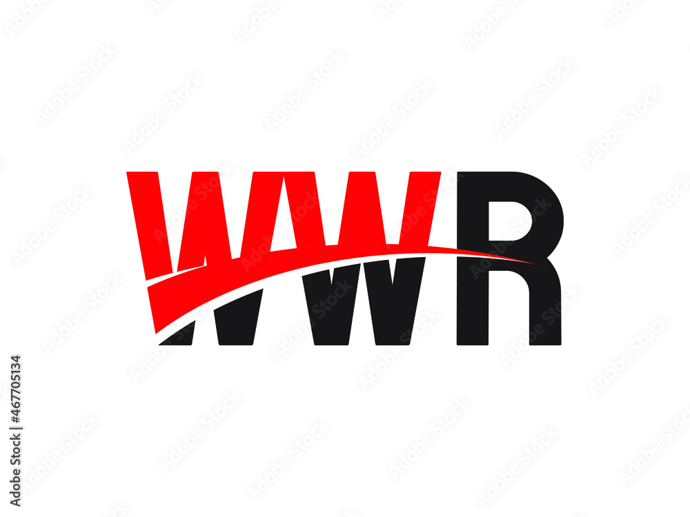 WWR Letter Initial Logo Design Vector Illustration