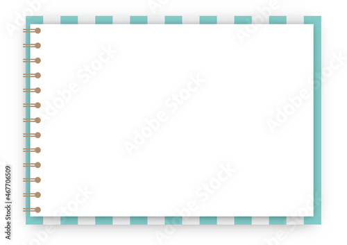 白紙のリングノート