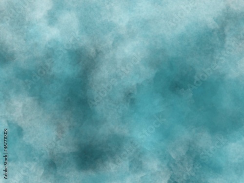 Blue cloudy smoke sky texture background