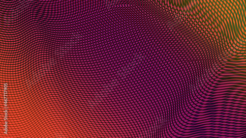 Gradient mesh background, cyberspace digital art.