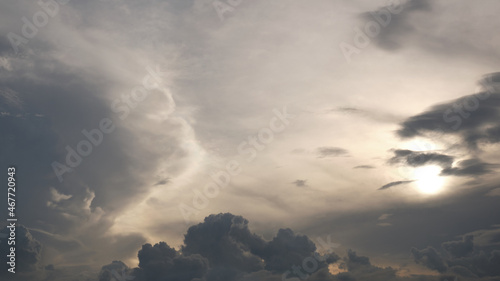 Dramatic sky and clouds background © watink