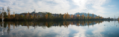 Wels Thalheim Traun Herbstpanorama