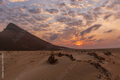 Ras Bir golden hour landscape Djibouti photo