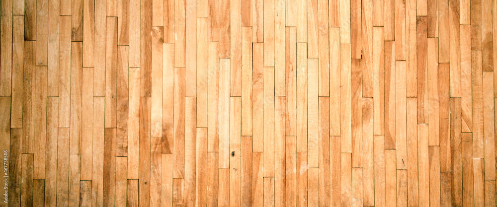 Naklejka premium wood texture background, wooden table top view