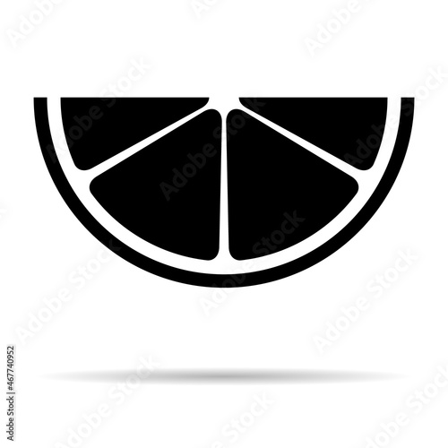 Citrus fresh icon, food fruit juice organic symbol, healty nature design vector illustration