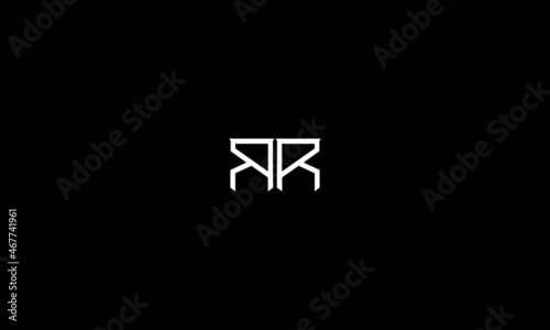 Elegant RR Letter Linked Monogram Logo Design © Ayesha