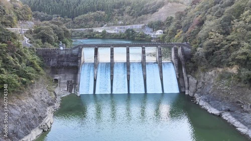 京都　空撮　4K　ドローン　天若湖　世木ダム