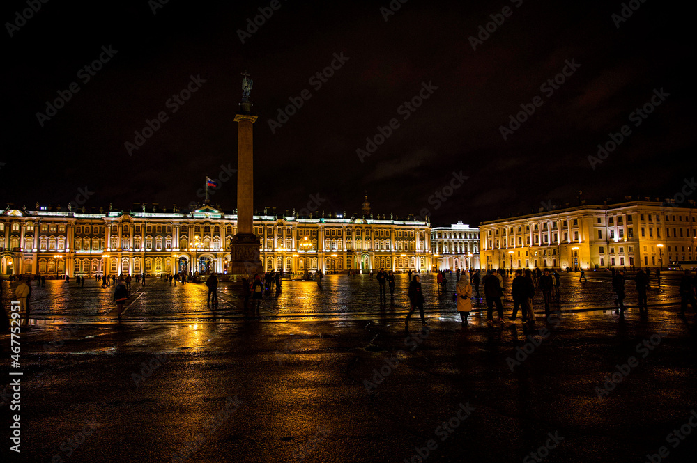 Fototapeta premium night view country