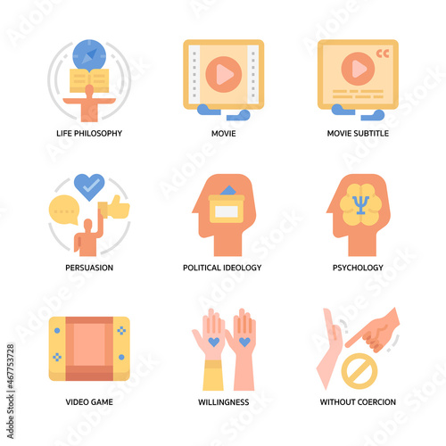 Soft Power Icons Set