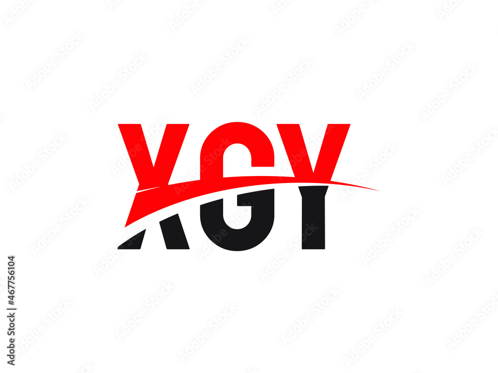 XGY Letter Initial Logo Design Vector Illustration XGY Letter Initial Logo Design Vector Illustration