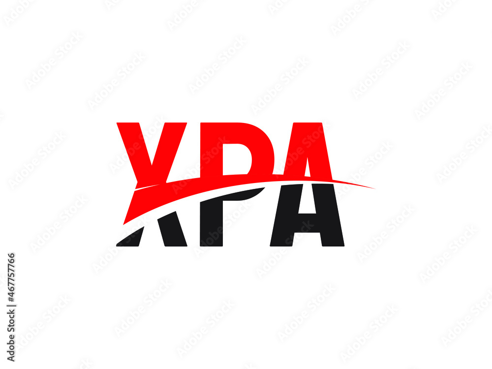 Obraz premium XPA Letter Initial Logo Design Vector Illustration