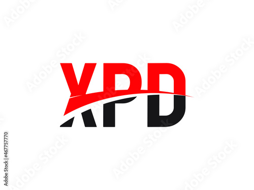 XPD Letter Initial Logo Design Vector Illustration photo