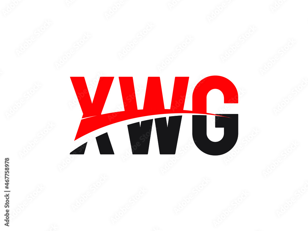 XWG Letter Initial Logo Design Vector Illustration