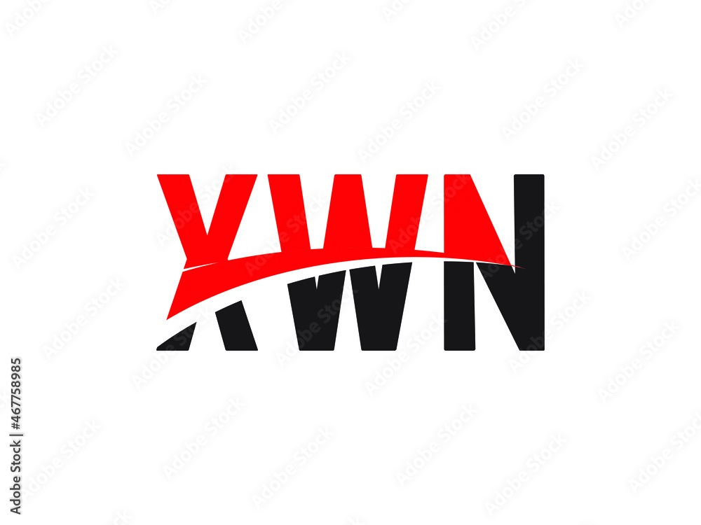 XWN Letter Initial Logo Design Vector Illustration XWN Letter Initial Logo Design Vector Illustration