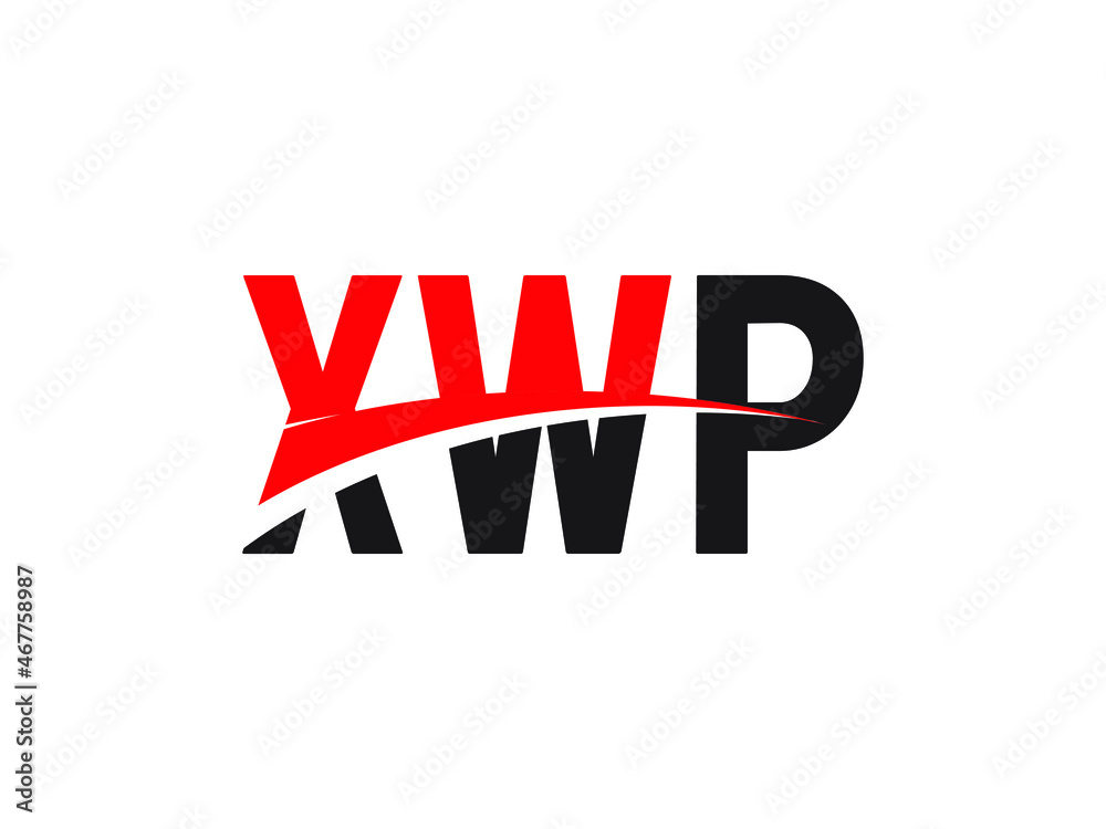 XWP Letter Initial Logo Design Vector Illustration