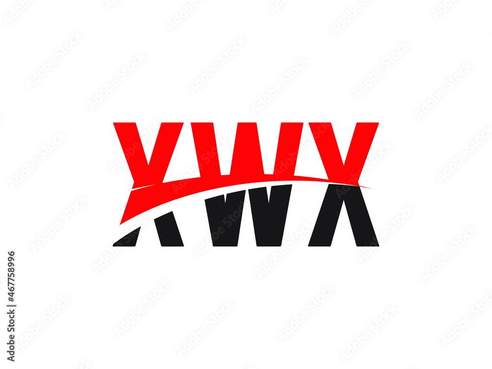 XWX Letter Initial Logo Design Vector Illustration